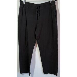 Polo Ralph Lauren Mens Waffle Knit Pajama/Lounge Pants Large Black 100% Cotton